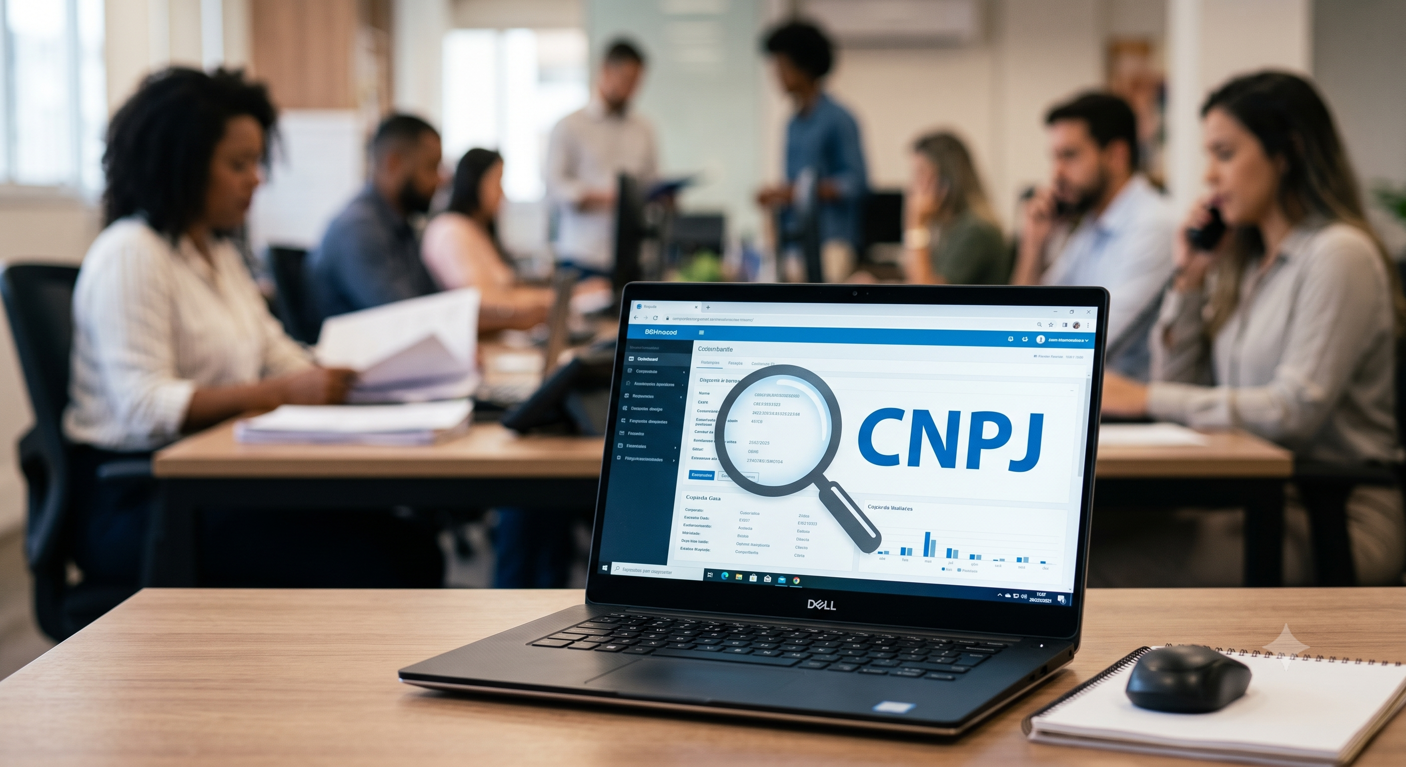 Aplicação de pesquisa de CNPJ Inovalenin