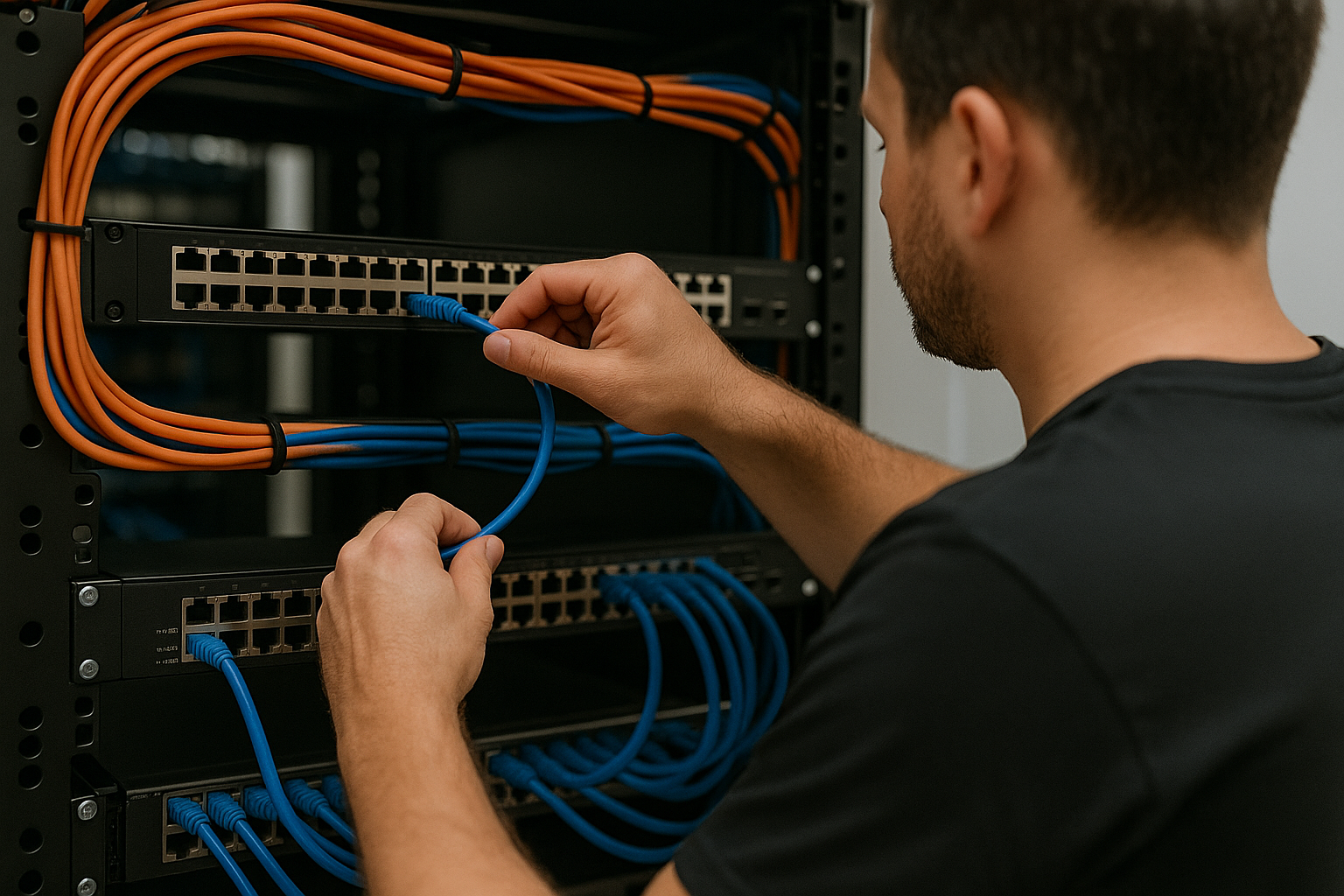 Ilustração de Infraestrutura de Redes